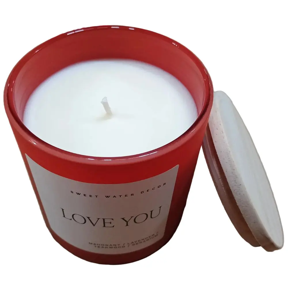 Sweetwater "Love You" Driftwood & Mahogany Soy Candle - 15 Oz. 1