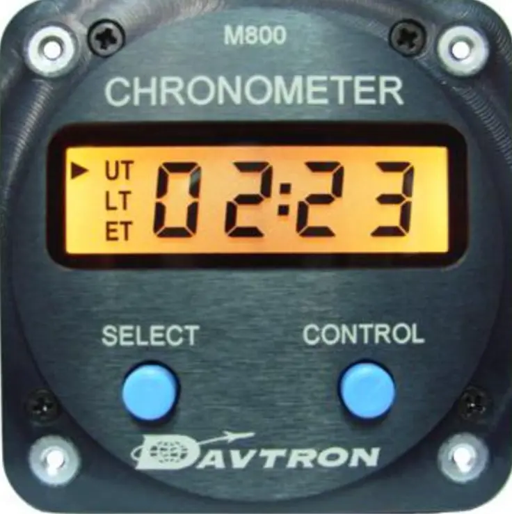 800-28V Chronometer W/ Aa Battery Memory 1