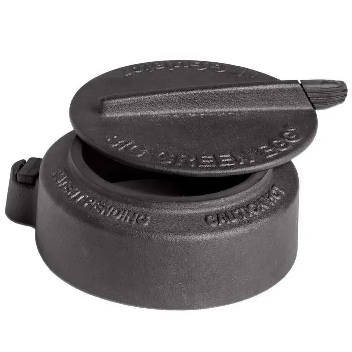 Big Green Egg Cast Iron Reggulator Vent Cap (For Medium & Up) 1