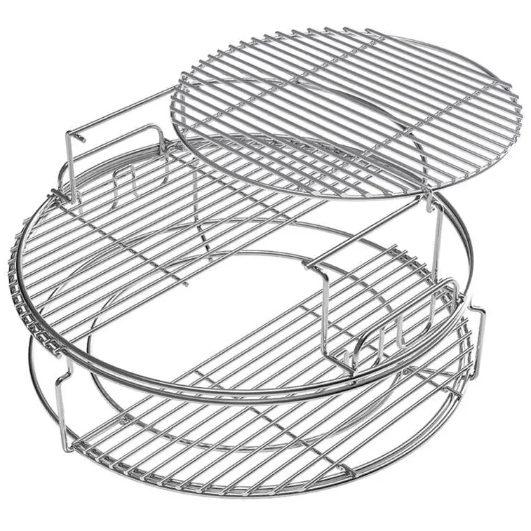 Big Green Egg Stainless Steel Eggspander Complete Kit (For Large & Xl) - 5 Pc. 1