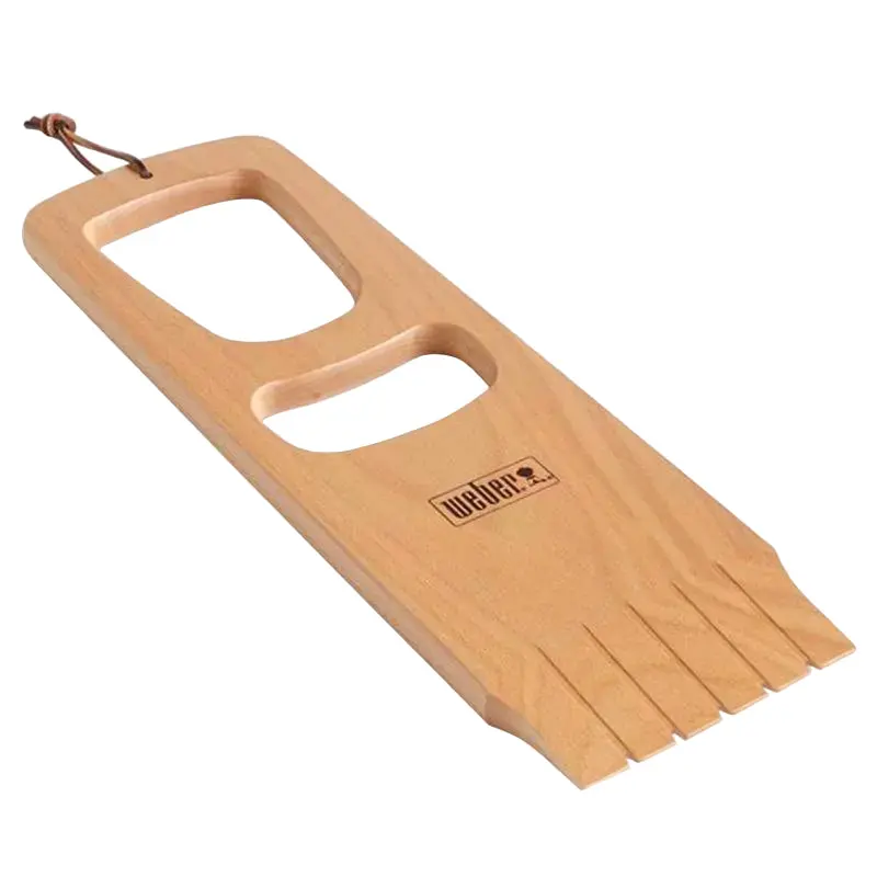 Weber Hardwood Grooved Grill Grate Scraper - 17.25" 1