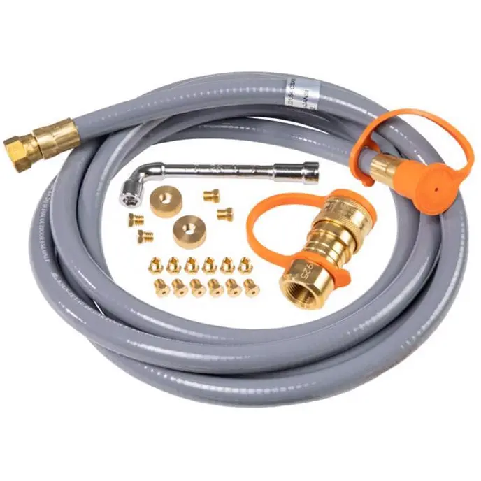 Blackstone 3/8" Brass Quick-Connect Natural Gas Conversion Kit - 10' 1