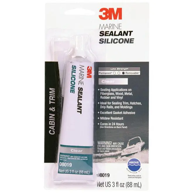3M Marine Grade Silicone Sealant - 3 Oz. 1