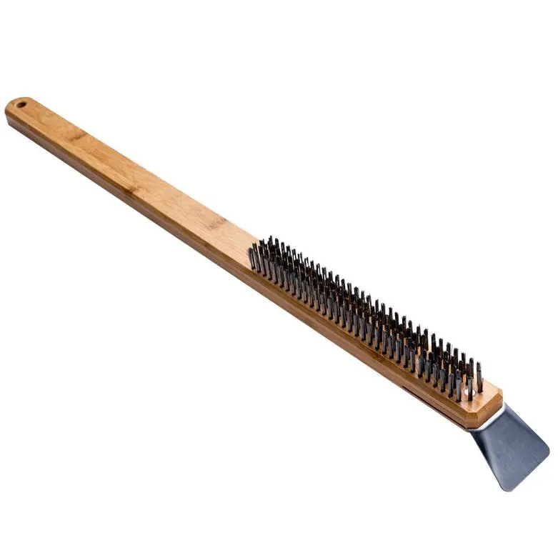 Ooni Stainless Steel Bristle Cleaning Brush - 23.6" 1