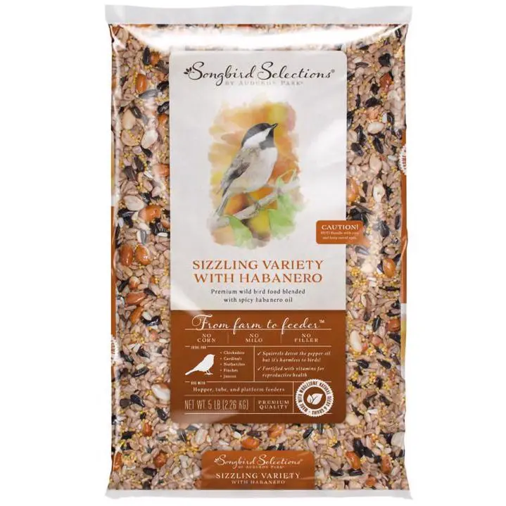 Songbird Selections Sizzling Habanero Bird Seed - 5 Lb. & 10 Lb. 1