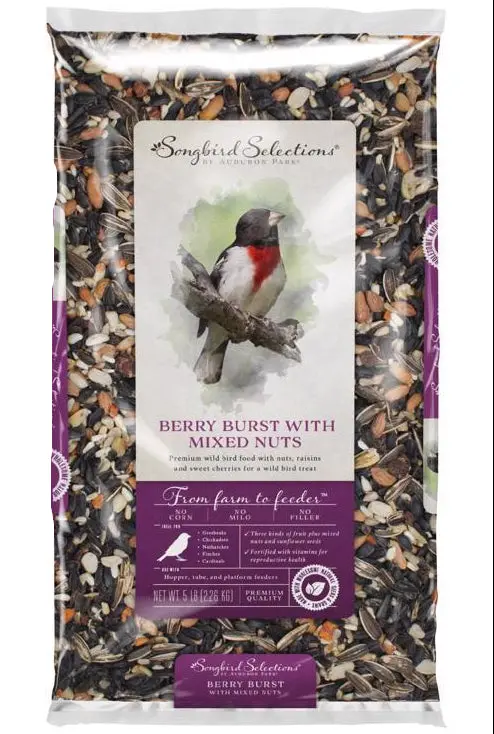Songbird Selections Berry Burst & Nuts Bird Food - 5 Lb. & 10 Lb. 1
