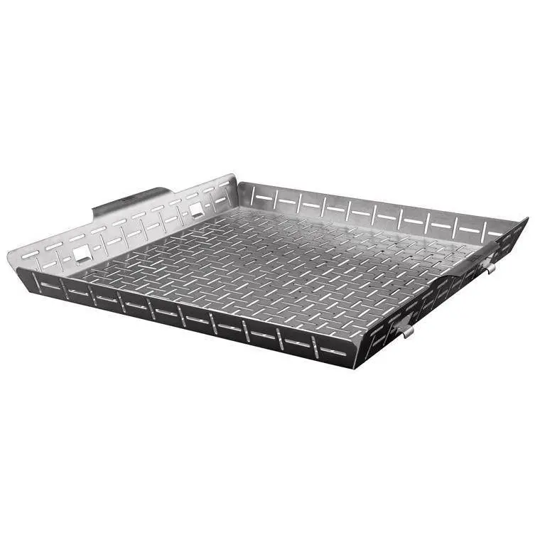 Weber Crafted Stainless Steel Roasting Basket - 19" 1