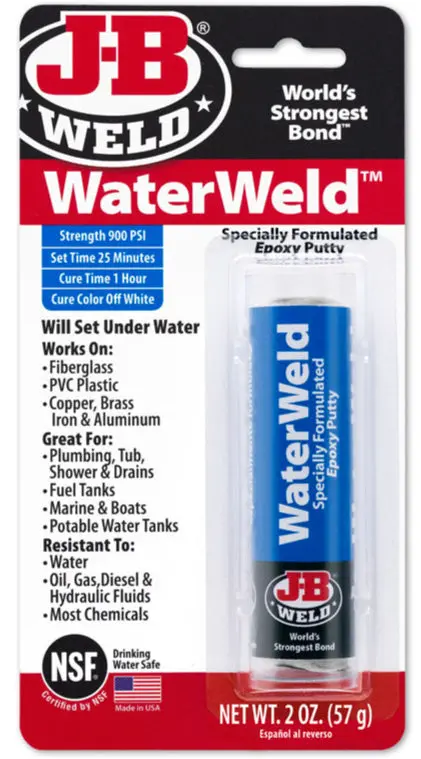 J-B Weld Waterweld Epoxy Putty - 2 Oz. 1