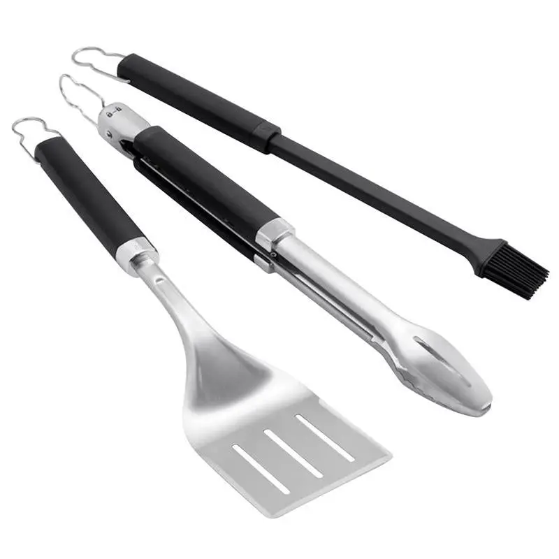 Weber Precision Stainless Steel Grill Tool Set - 3 Pc. 1