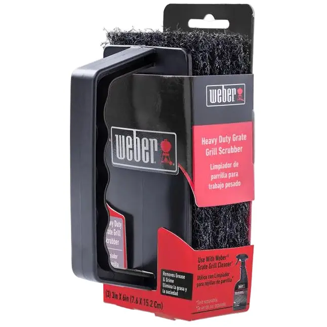 Weber Triple-Thick Grill Grate Scrubbing Pad 1