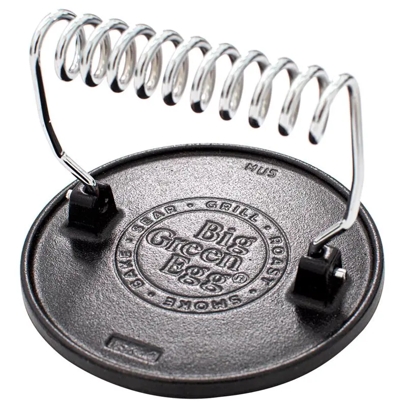 Big Green Egg Cast Iron Burger Press 1