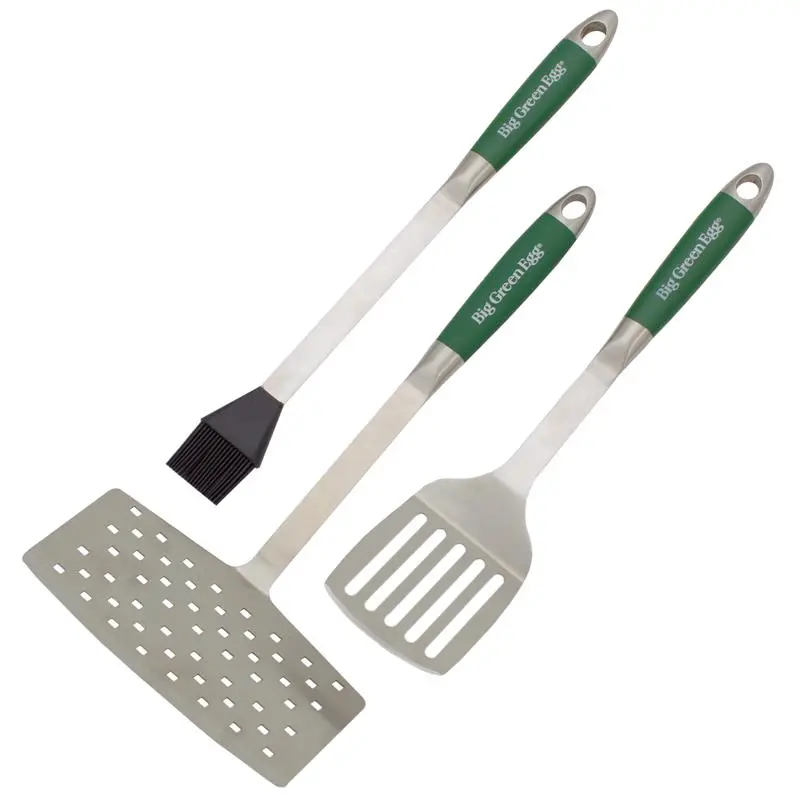 Big Green Egg Stainless Steel Grilling Tool Set - 3 Pc. 1