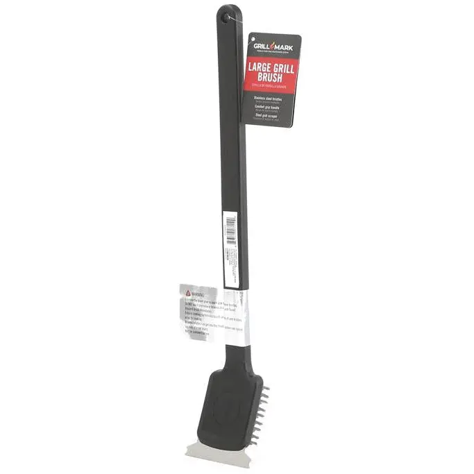 Grill Mark Stainless Steel Large Grill Brush - 18" 1