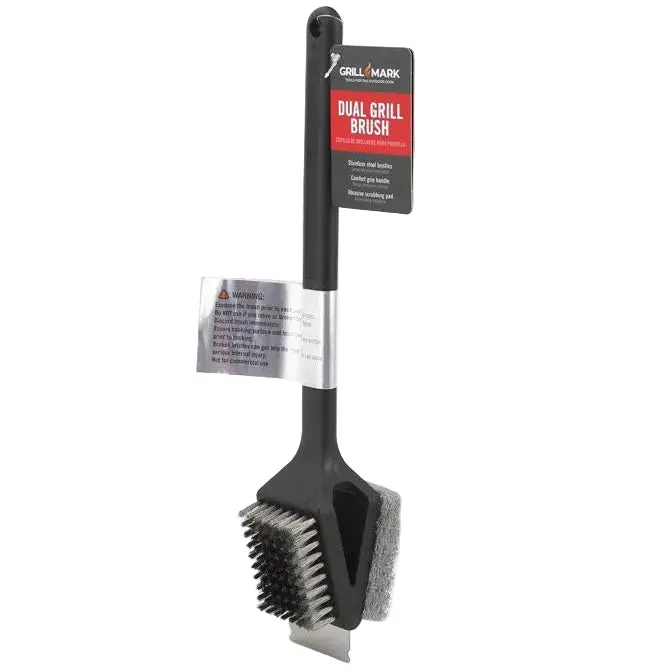 Grill Mark Dual-Sided Grill Brush/Scrubber 1