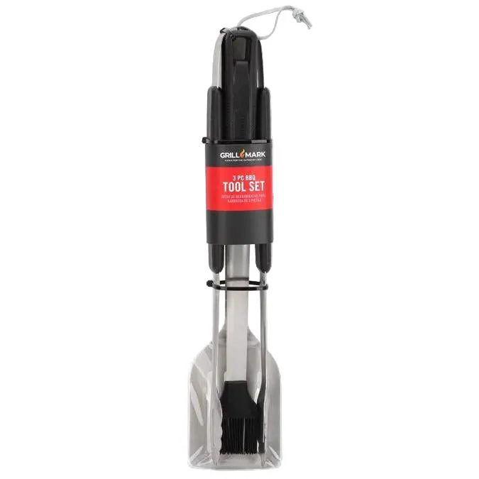 Grill Mark Stainless Steel Grilling Tool Set - 3 Pc. 1