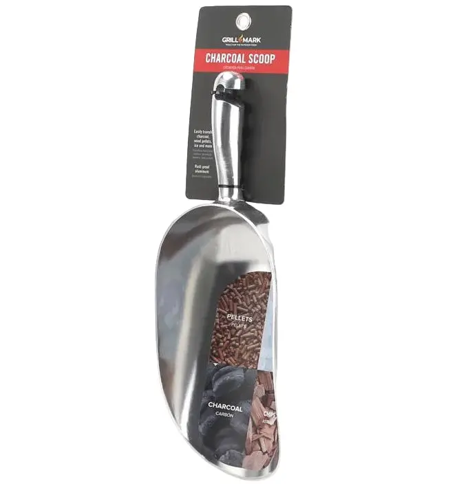 Grill Mark Alumium Wide-Mouth Charcoal & Pellet Scoop 1