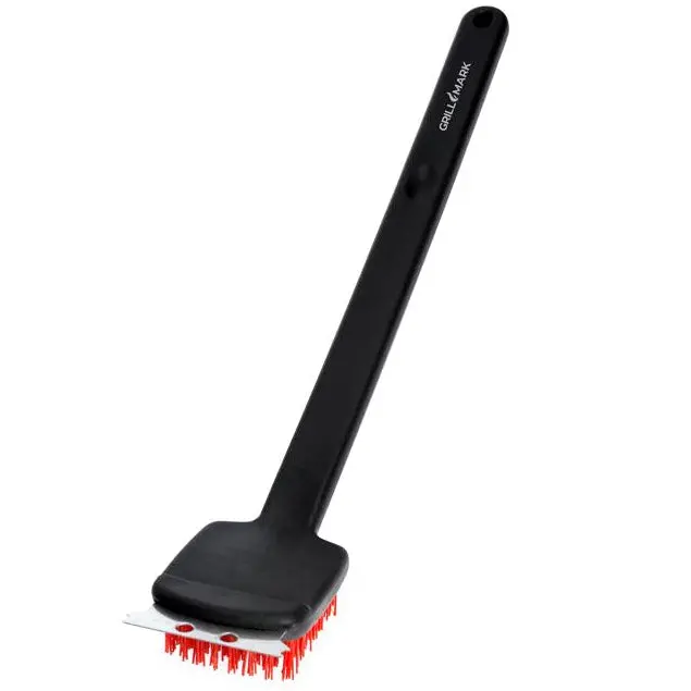 Grill Mark Stainless Steel & Nylon Deluxe Grill Brush - 18" 1