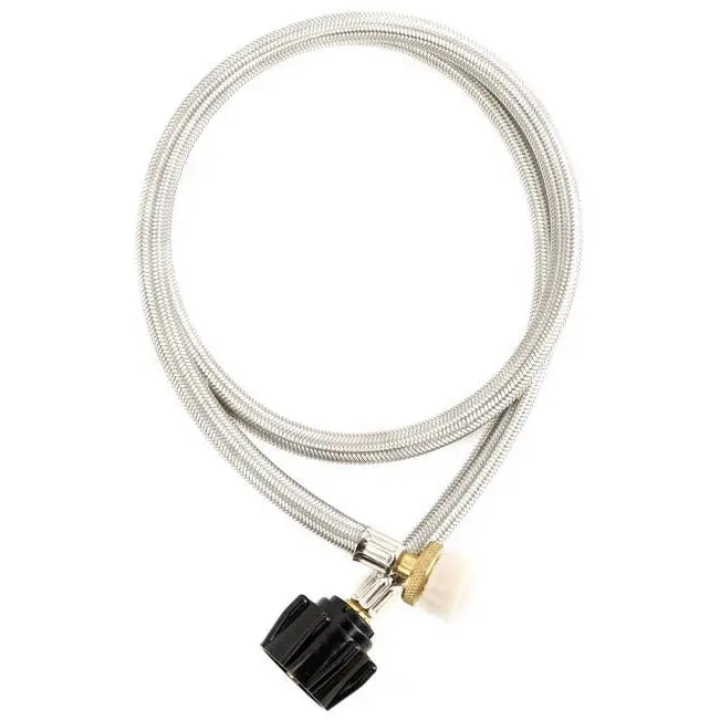 Grill Mark Universal Stainless Steel Gas Line Hose & Adapter - 4' 1