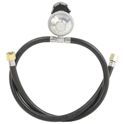 Grill Mark Universal Rubber Dual Gas Line Hose & Regulator - 21" 1
