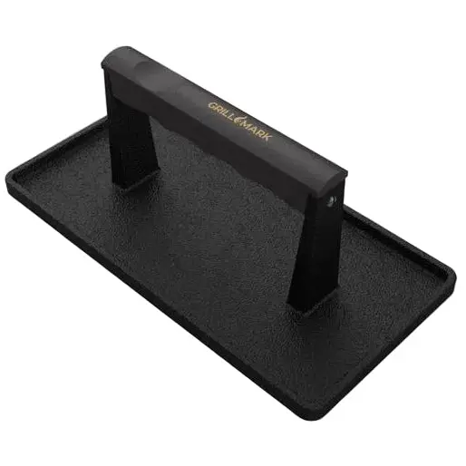 Grill Mark Cast Iron Meat Press 1