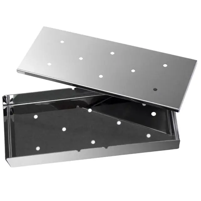 Grill Mark Stainless Steel Wood Chip Smoker Box 1