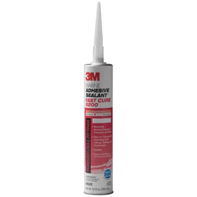 3M Fast Cure Marine Adhesive Sealant 5200 Cartridge - 10 Oz. 1