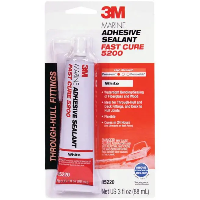 3M Fast Cure Marine Adhesive Sealant 5200 - 3 Oz. 1