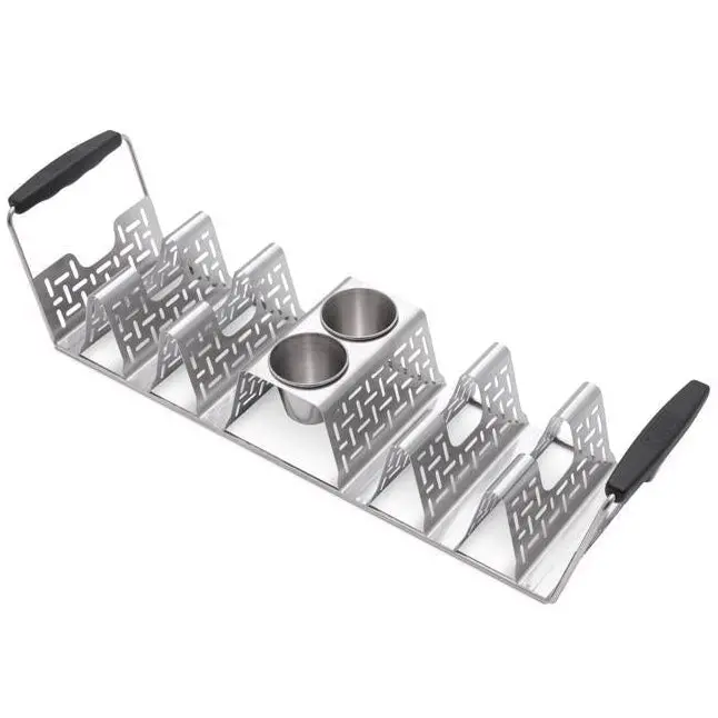 Weber Stainless Steel Taco Tray 1