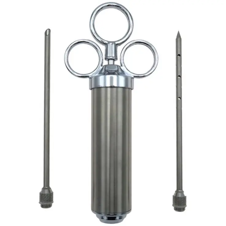 Grill Mark Stainless Steel Seasoning Injector - 2 Oz. 1