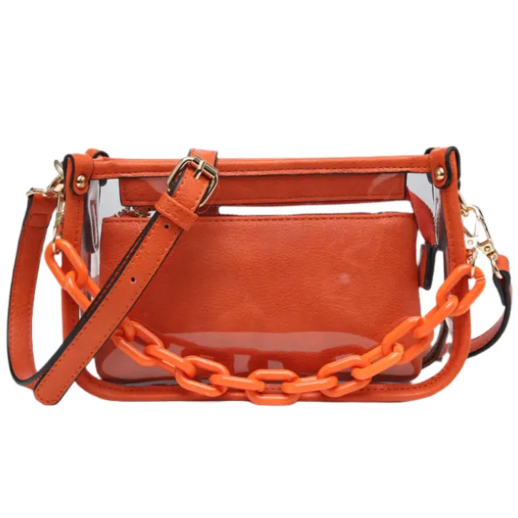 Jen & Co. Jessica Clear Crossbody Bag 2