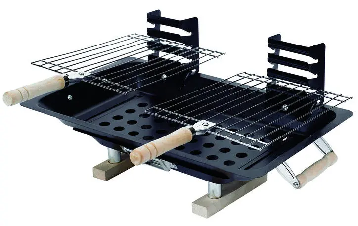 Marsh-Allen Portable Steel Charcoal Hibachi Grill - 18" 1