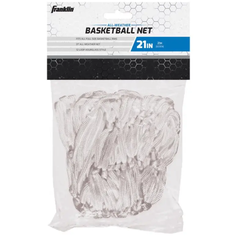 Franklin White Polyester Basketball Net - 21" 1