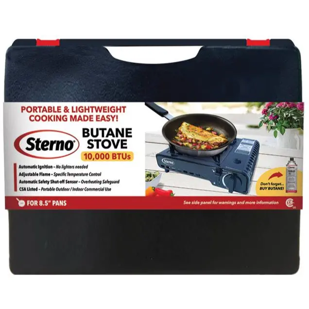 Sterno Portable 10,000 Btu Butane Camping Stove 1