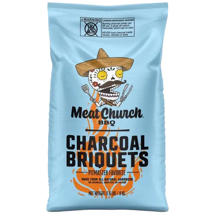 Meat Church Pitmaster Hardwood Charcoal Briquettes - 17.6 Lb. 1