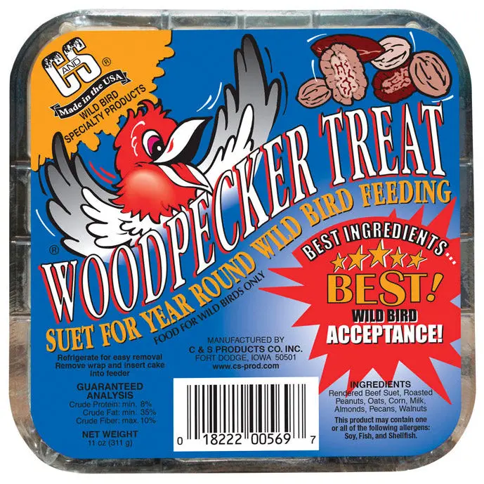 C&S Woodpecker Treat Suet - 11 Oz. 1