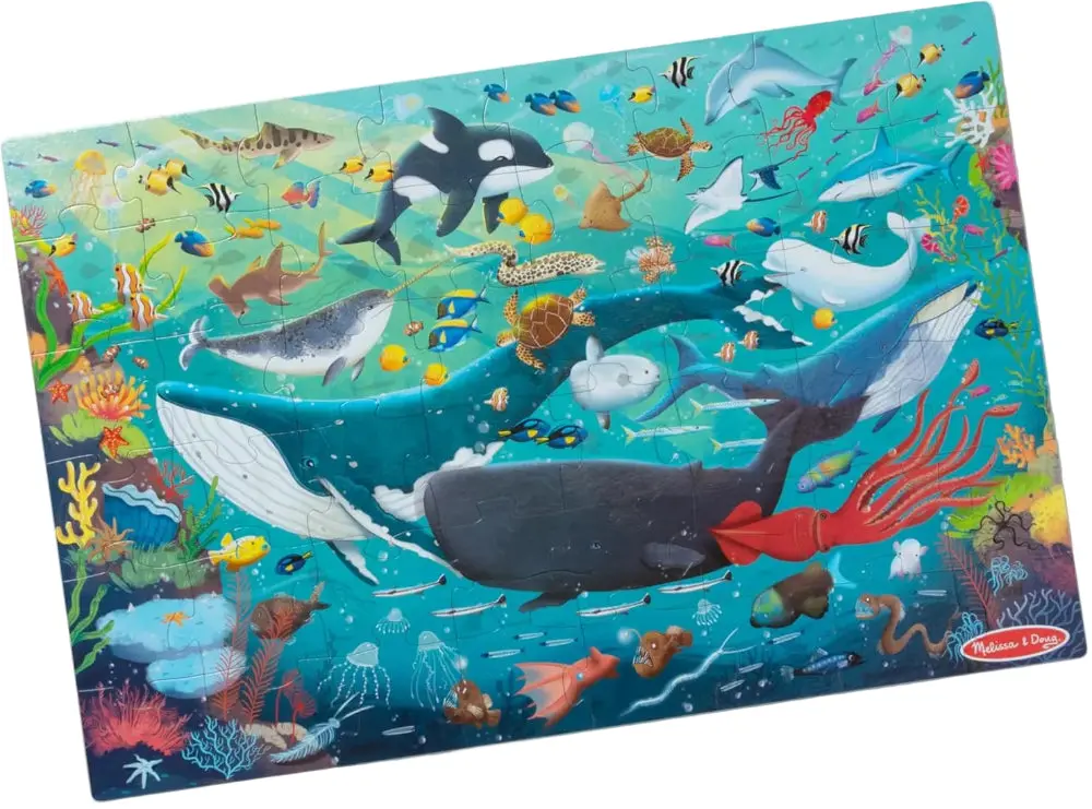 Melissa & Doug Underwater Sea Life Floor Puzzle - 48 Pc. 1