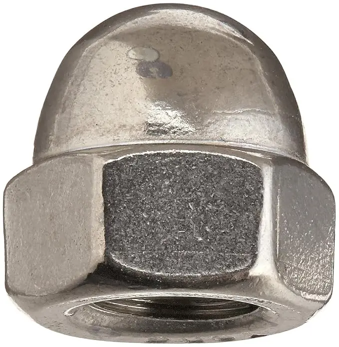 Hillman 18-8 Stainless Steel Acorn Nuts 1/4"-20 - 50 Pack 1
