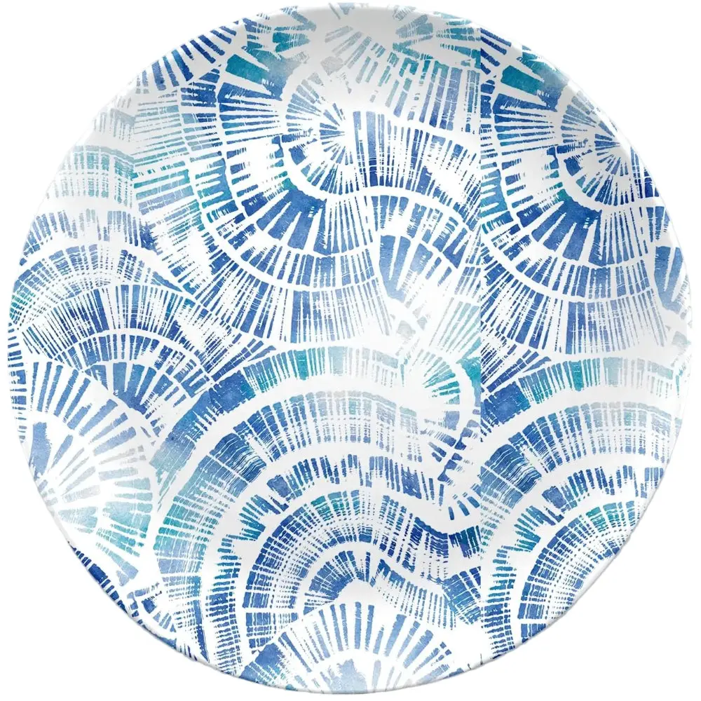 Tarhong Melamine Spiral Pattern Dinner Plate - 11" 1