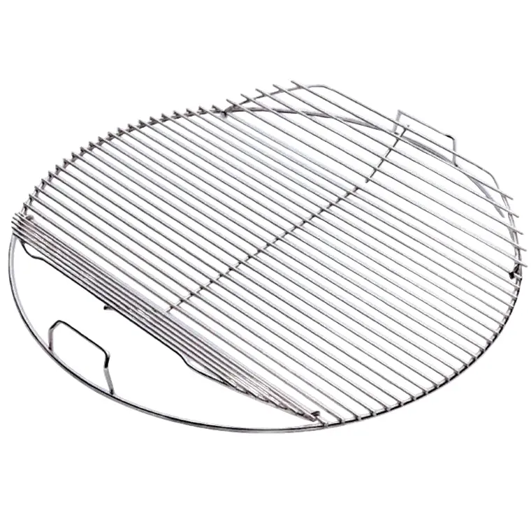 Weber Replacement Steel Hinged Charcoal Grill Grates - 18" & 22" 1
