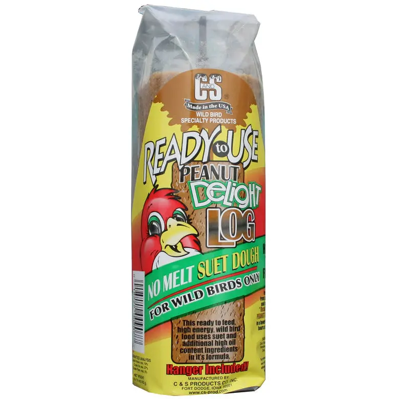 C&S Peanut Delight Suet Log - 15.5 Oz. 1