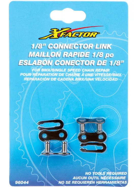 Kent X-Factor 1/8" Steel Bike Chain Connector Links - 2 Pc. 1