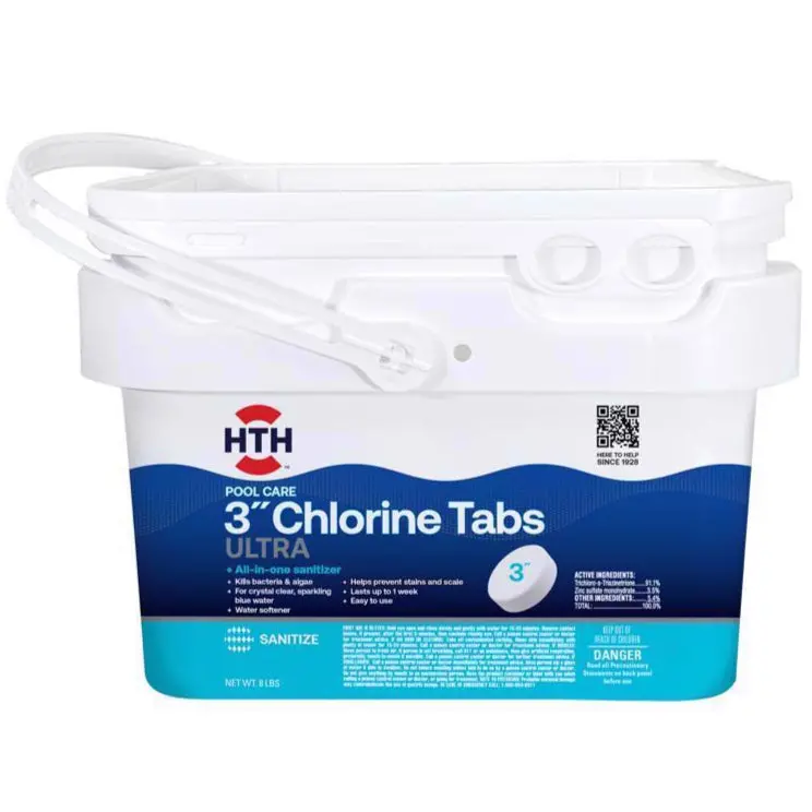 Hth 3" Chlorine Tablets (Ultra) - 8 Lb. 1