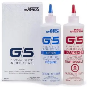 West System G/5 Five Minute Adhesive 200Gm 1