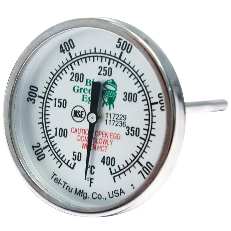 Big Green Egg Analog Grill Thermometer - 2" & 3" 1