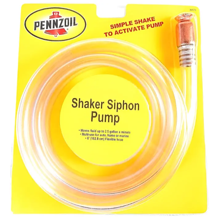 Pennzoil Manual Shake Siphon Pump - 6' 1