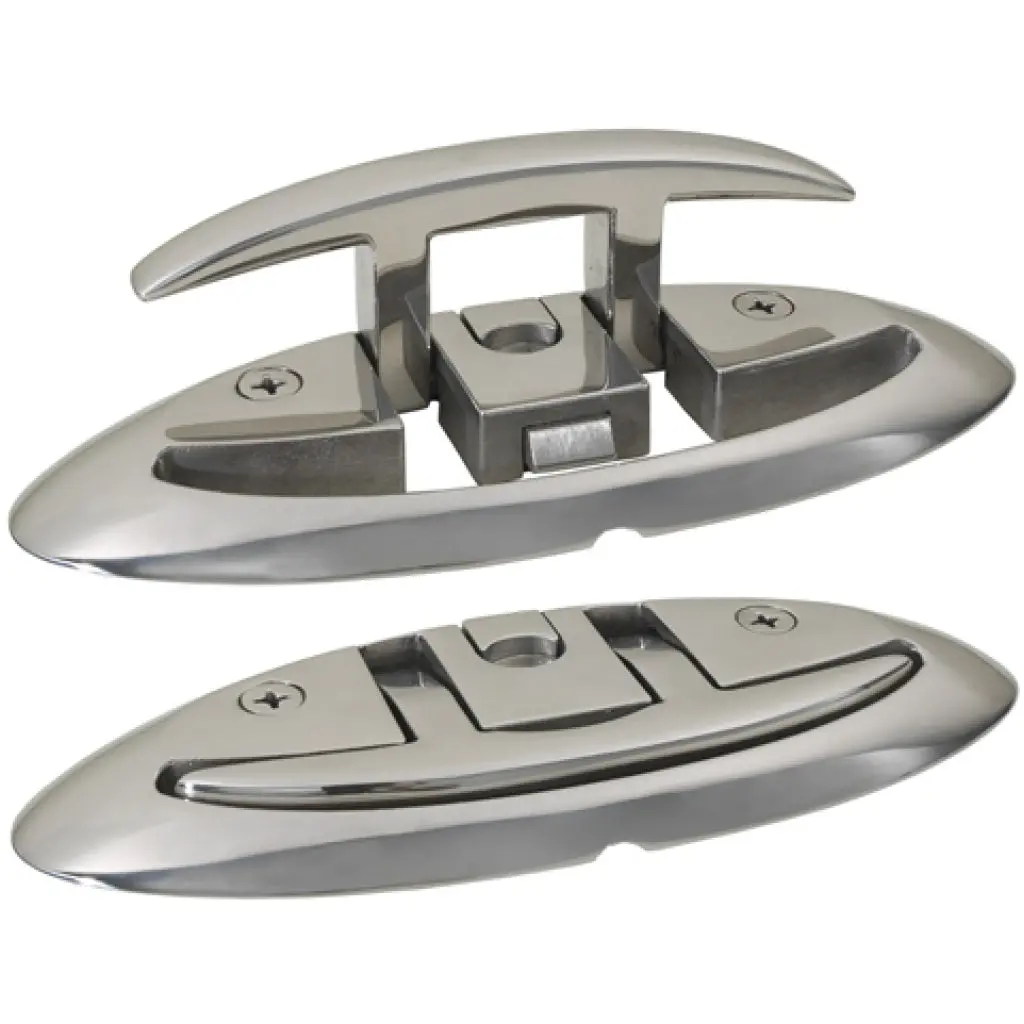 Stainless Steel 6" Fold Down Cleat 1