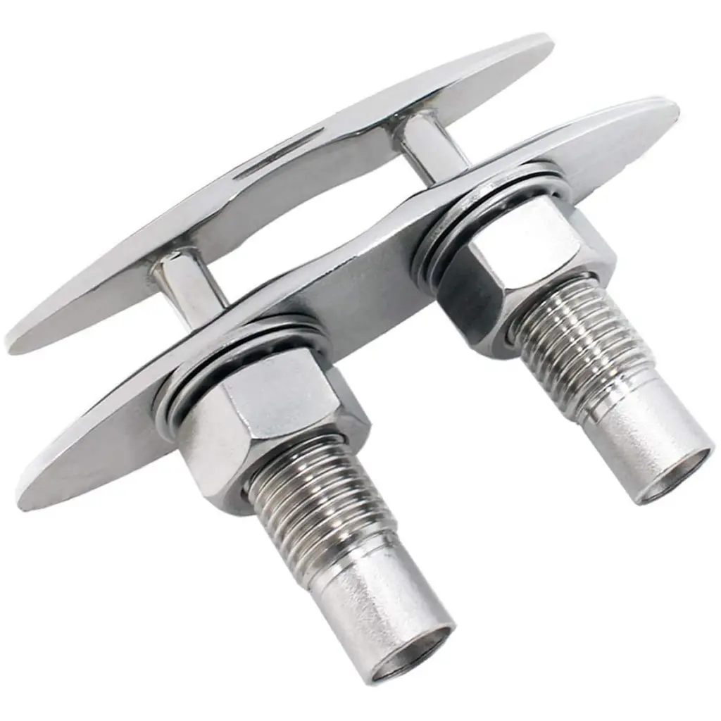 Flush Mount Cleat 5-5/8" Stainless Steel 1