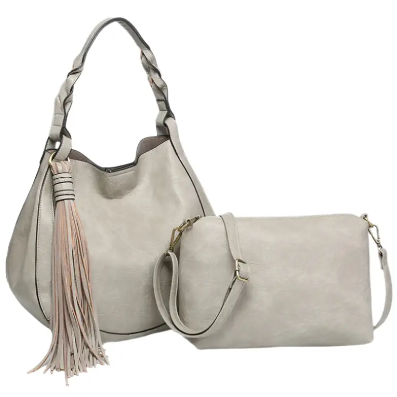 Jen & Co. Eloise Tassel Vegan Leather Hobo Bag 3