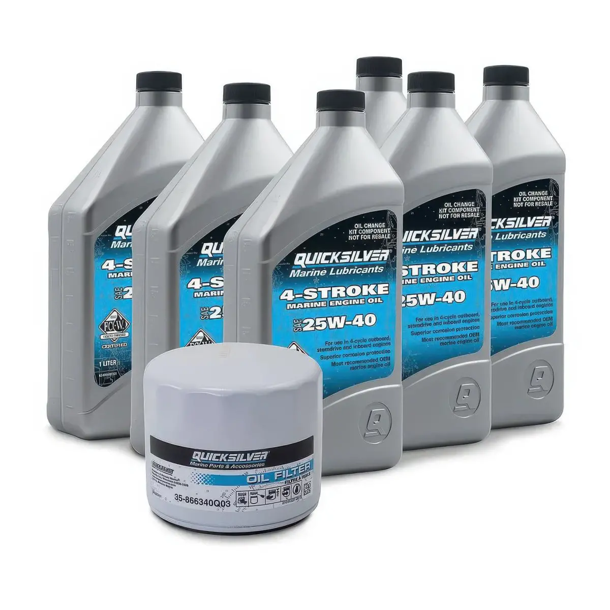 Quicksilver I/O & Sterndrive 6L V-6  Oil Chage Kit 1