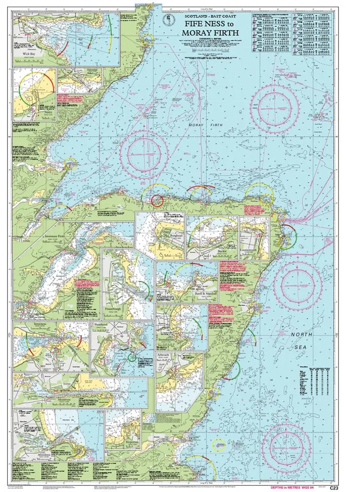 Imray C23 Fife Ness To Moray Firth Chart 2